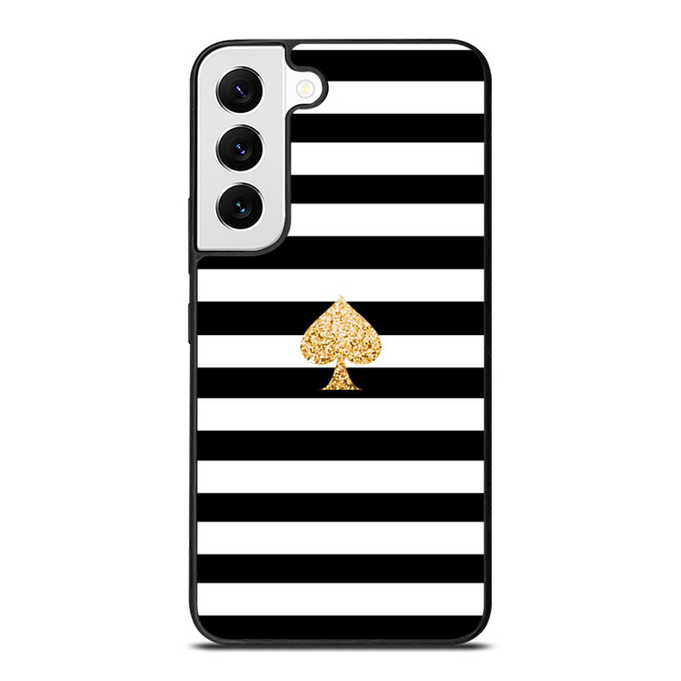 KATE SPADE GOLD AND STRIPES Samsung Galaxy Case Cover