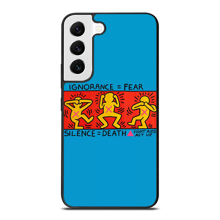 KEITH HARING FIGHT AIDS Samsung Galaxy Case Cover