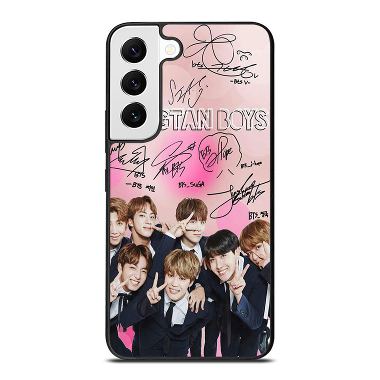 KPOP BTS LOVE PINK SIGNATURE Samsung Galaxy Case Cover