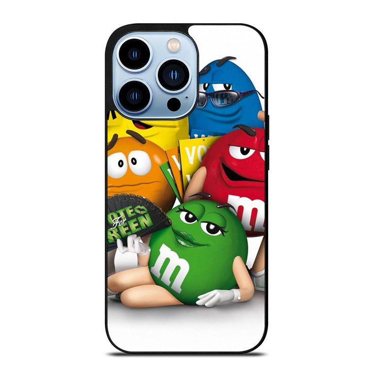M&M'S CHOCOLATE MASCOT ALL iPhone 13 Pro Max Case Cover