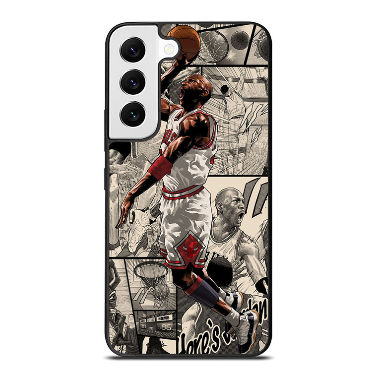MICHAEL JORDAN COMIC ART Samsung Galaxy Case Cover