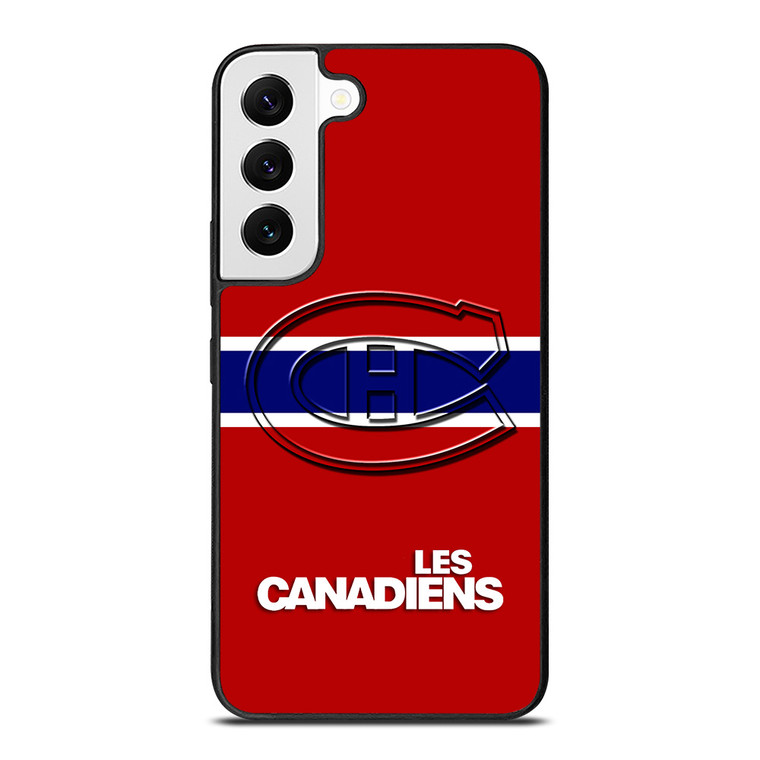 MONTREAL LES CANADIENS STRIPED LOGO Samsung Galaxy Case Cover