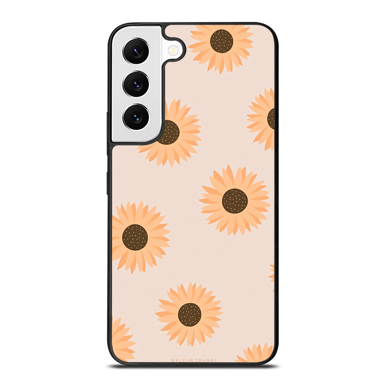 PASTEL SUNFLOWER PATTERN Samsung Galaxy Case Cover