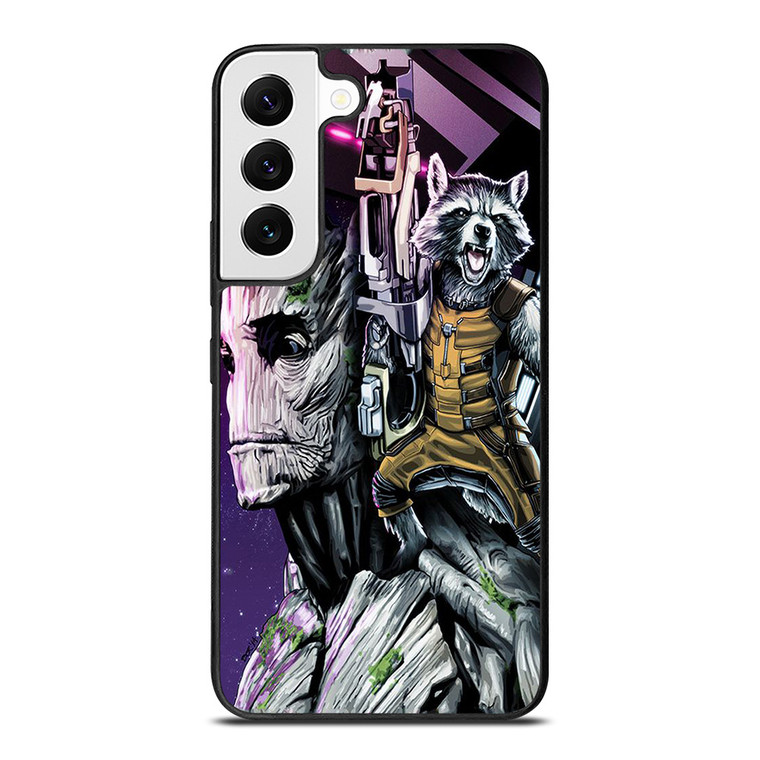 ROCKET RACCOON AND GROOT MARVEL Samsung Galaxy Case Cover