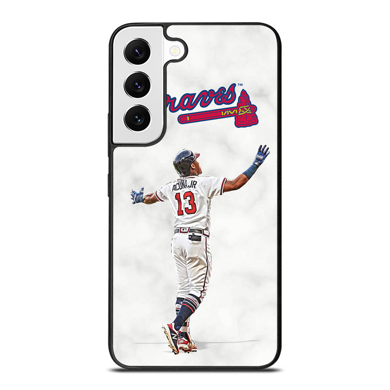 RONALD ACUNA JR MARBLE ATLANTA BRAVES Samsung Galaxy Case Cover
