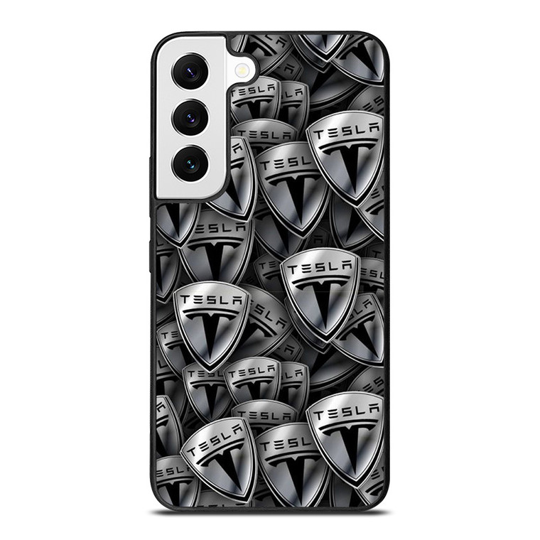 TESLA METAL LOGO COLLAGE Samsung Galaxy Case Cover