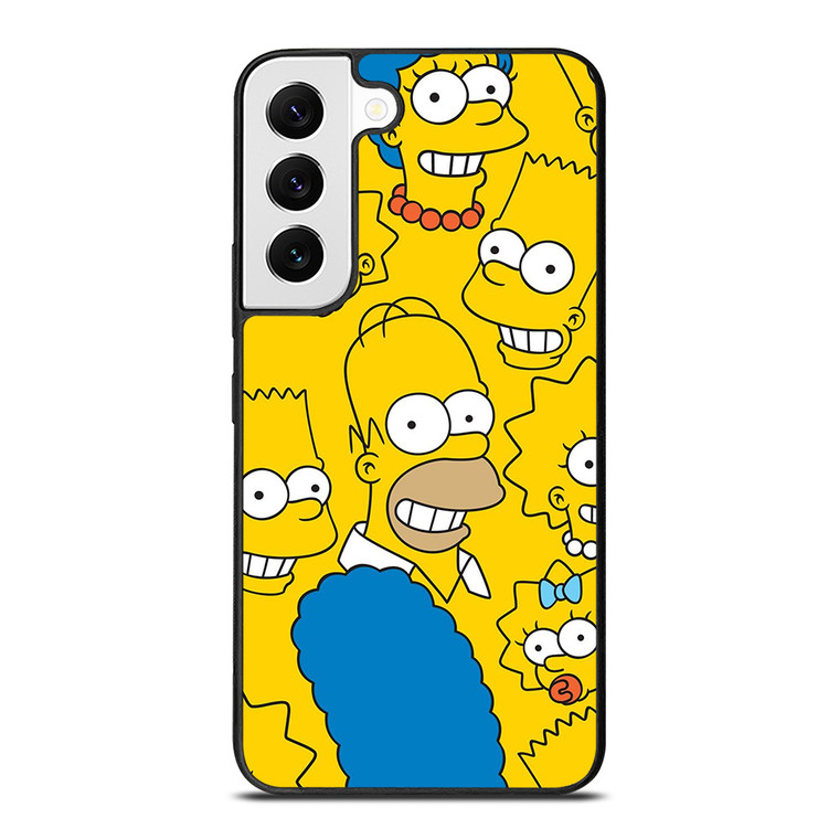 THE SIMPSONS CARTOON COLLAGE Samsung Galaxy Case Cover