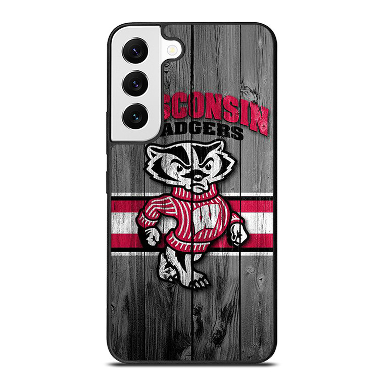 WISCONSIN BADGER WOODEN LOGO Samsung Galaxy Case Cover