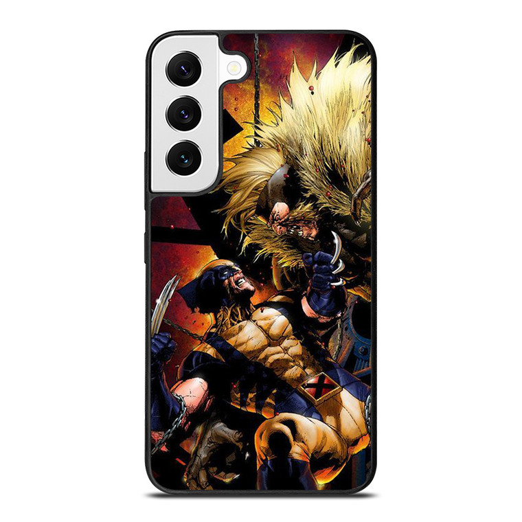 WOLVERINE VS SABRETOOTH Samsung Galaxy Case Cover