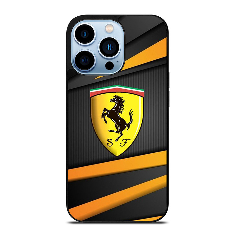 FERRARI SPORT CAR EMBLEM iPhone 13 Pro Max Case Cover