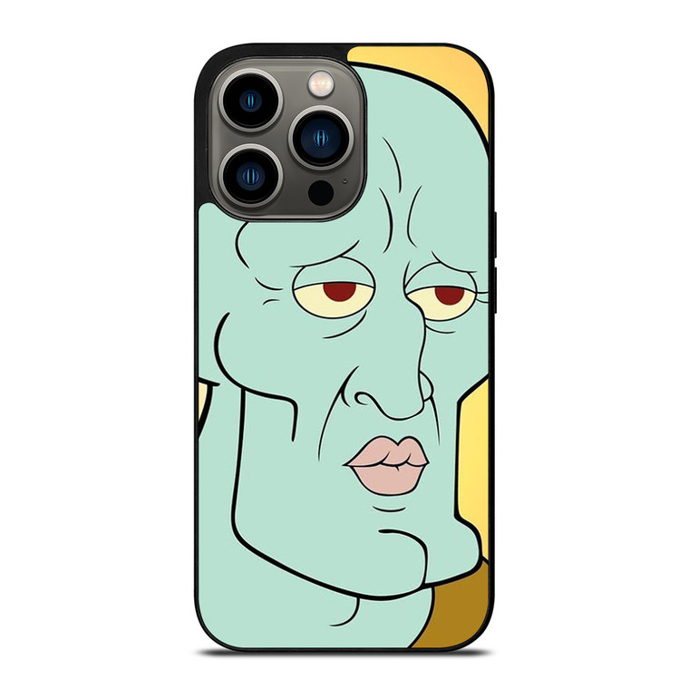 HANDSOME SQUIDWARD CARTOON iPhone 13 Pro Case Cover