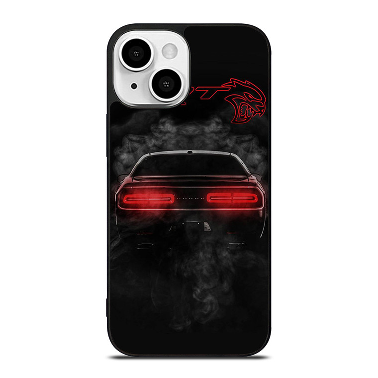 CHALLENGER HELLCAT BLACK DODGE SRT iPhone 13 Mini Case Cover