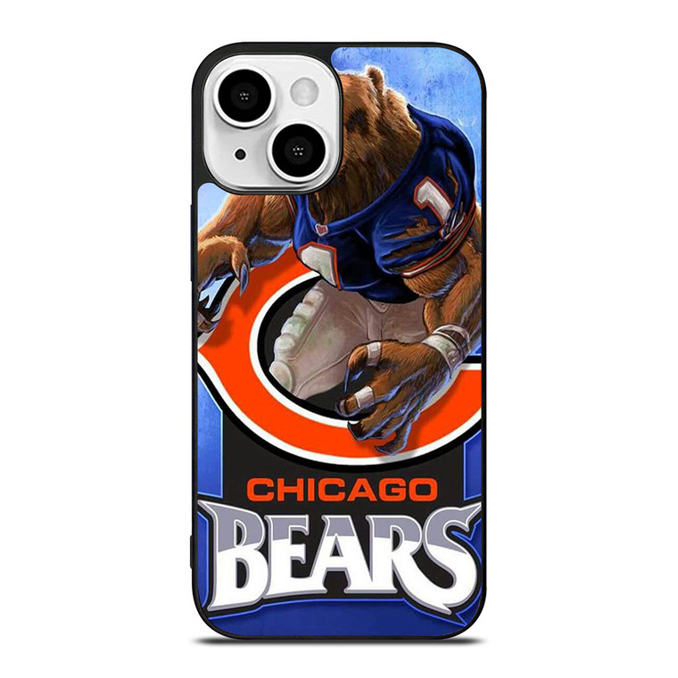 CHICAGO BEARS MASCOT LOGO iPhone 13 Mini Case Cover