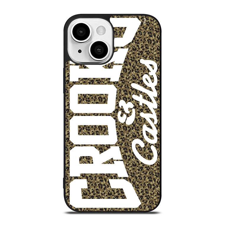 CROOKS AND CASTLES LEOPARD SKIN iPhone 13 Mini Case Cover