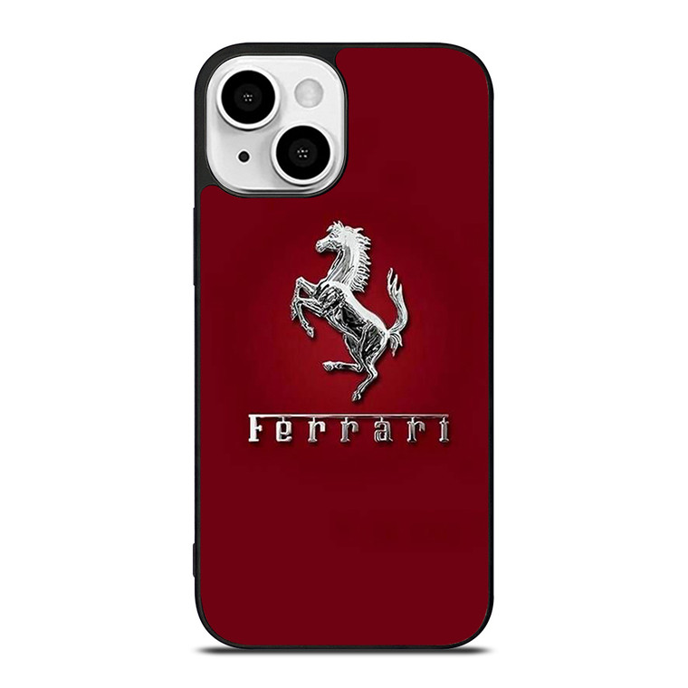 FERRARI LOGO RED iPhone 13 Mini Case Cover
