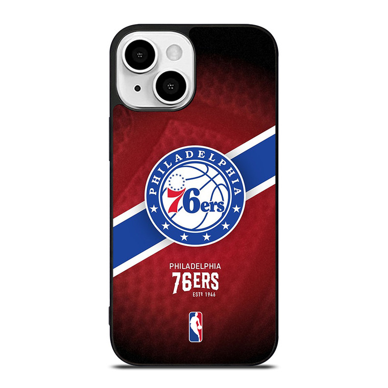 PHILADELPHIA 76ERS NBA TEAM LOGO iPhone 13 Mini Case Cover