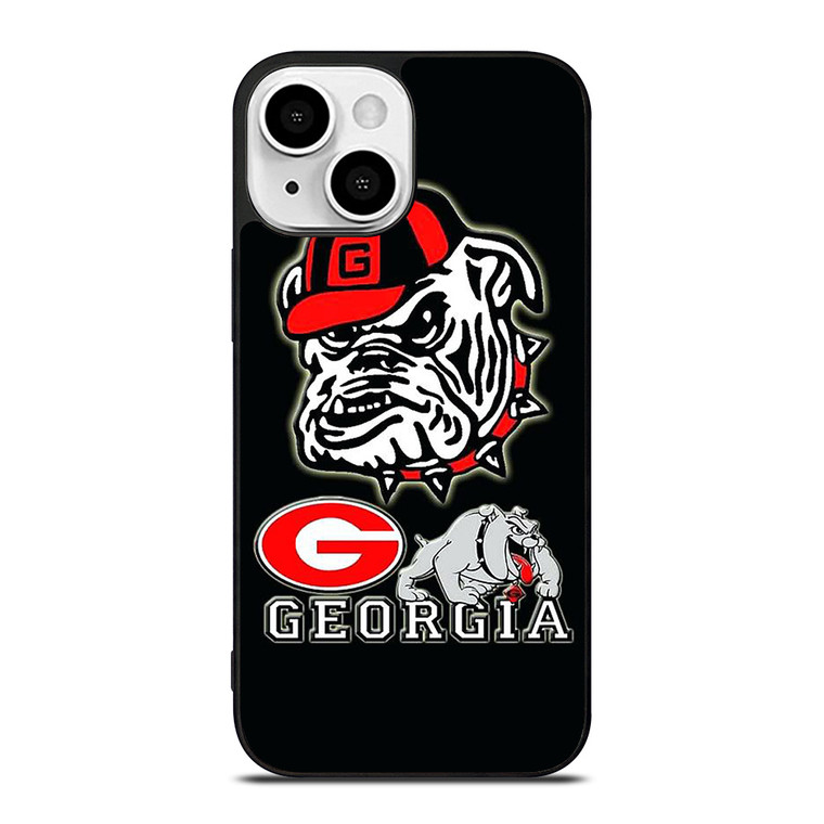 UNIVERSITY OF GEORGIA BULLDOGS ICON iPhone 13 Mini Case Cover