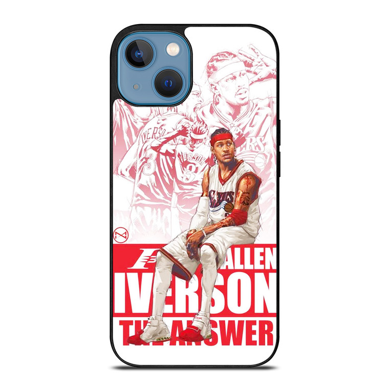 ALLEN IVERSON SIXERS NBA iPhone 13 Case Cover