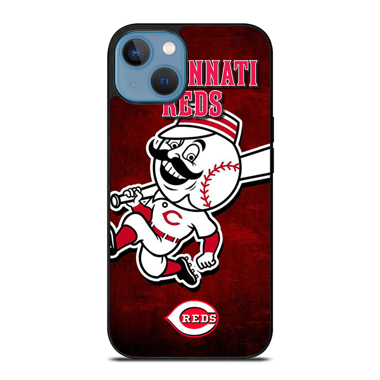 CINCINNATI REDS LOGO BASEBALL iPhone 13 Case Cover