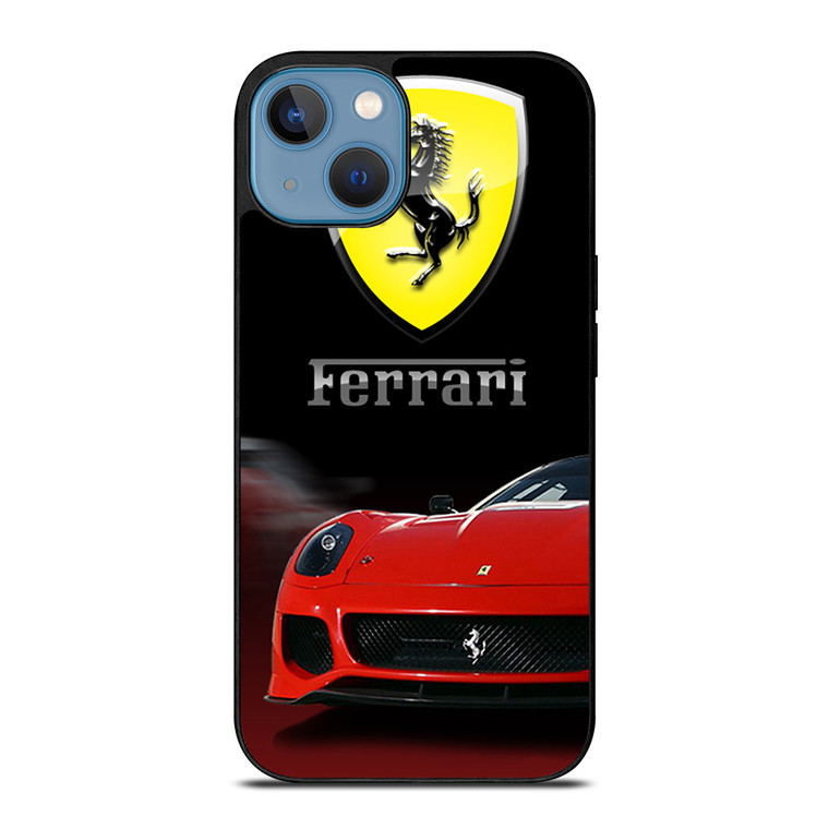 FERRARI RED CAR iPhone 13 Case Cover