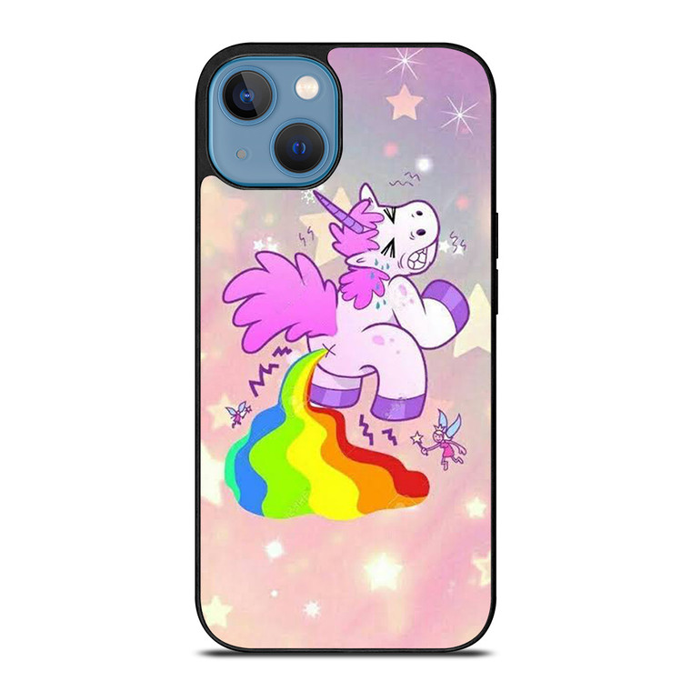 UNICORN POOPING RAINBOW iPhone 13 Case Cover