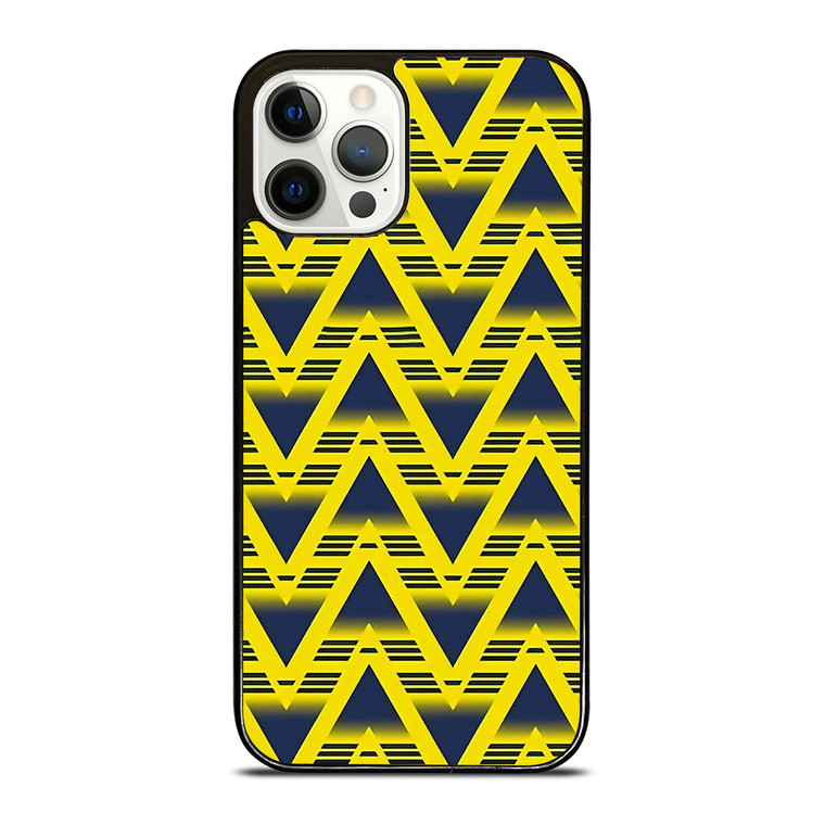 ARSENAL YELLOW RETRO PATTERN iPhone 12 Pro Case Cover