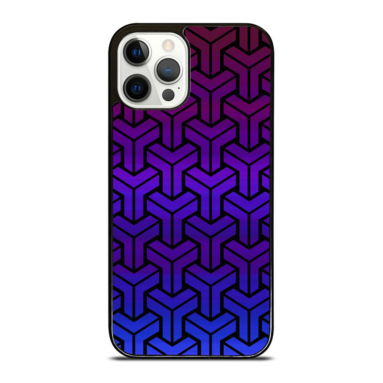 BLACK MAMBA PURPLE PATTERN iPhone 12 Pro Case Cover