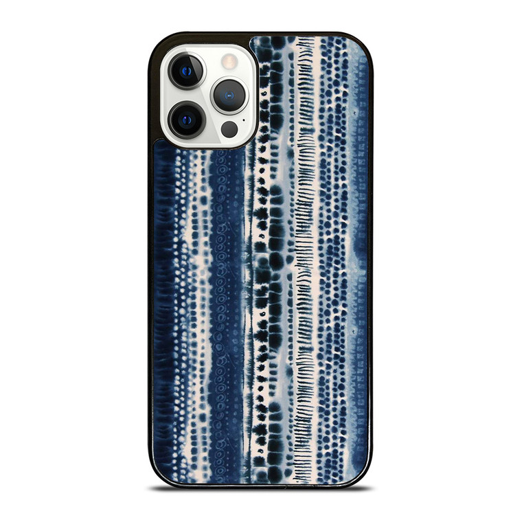 BLUE STRETCHED CHIFFON FABRIC iPhone 12 Pro Case Cover