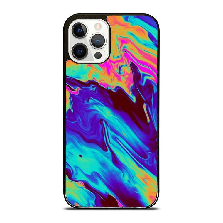 COLORFUL CHROME LIQUID iPhone 12 Pro Case Cover