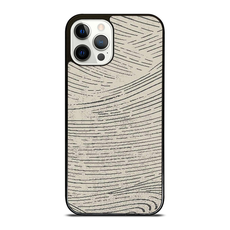 HAND DRAWING WAVES PATTERN iPhone 12 Pro Case Cover