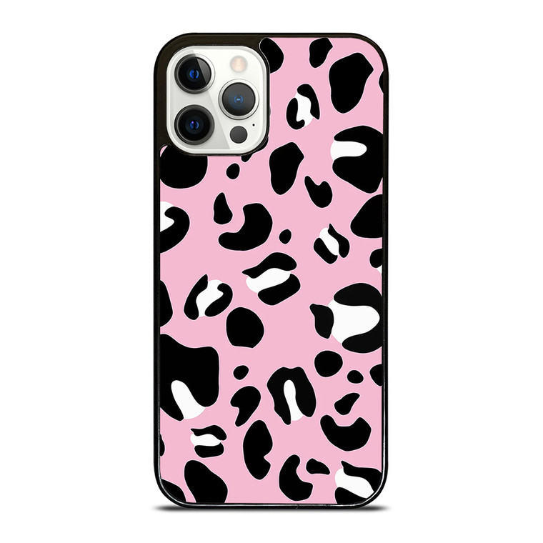 PINK LEOPARD PATTERN iPhone 12 Pro Case Cover