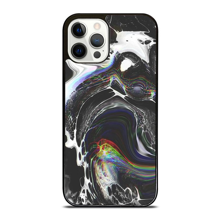 WHITE STONE LIQUID iPhone 12 Pro Case Cover