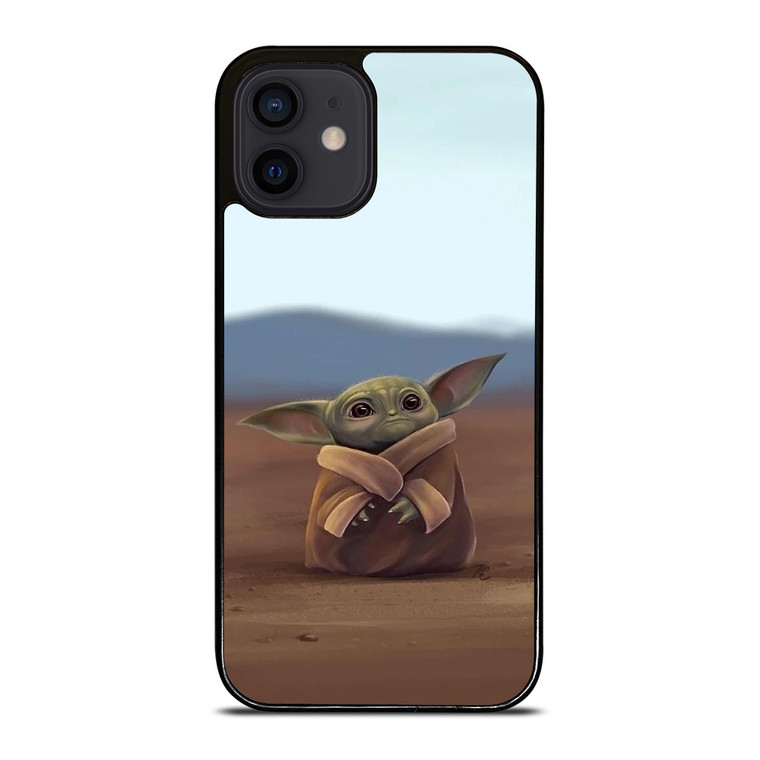 BABY YODA CUTE STAR WARS 2 iPhone 12 Mini Case Cover
