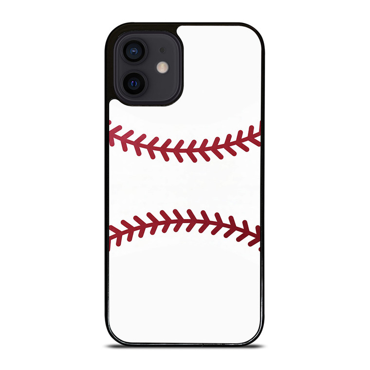BASEBALL RED STITCHING iPhone 12 Mini Case Cover