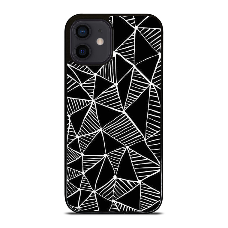 DARK TRIANGLE PATTERN iPhone 12 Mini Case Cover