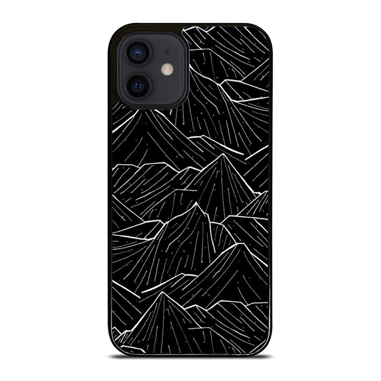 HAND DRAWING DARK MOUNTAIN iPhone 12 Mini Case Cover