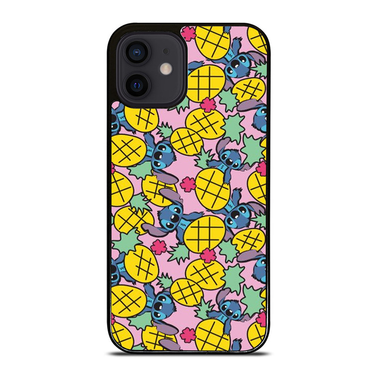 LILO AND STITCH PINEAPPLE PATTERN iPhone 12 Mini Case Cover
