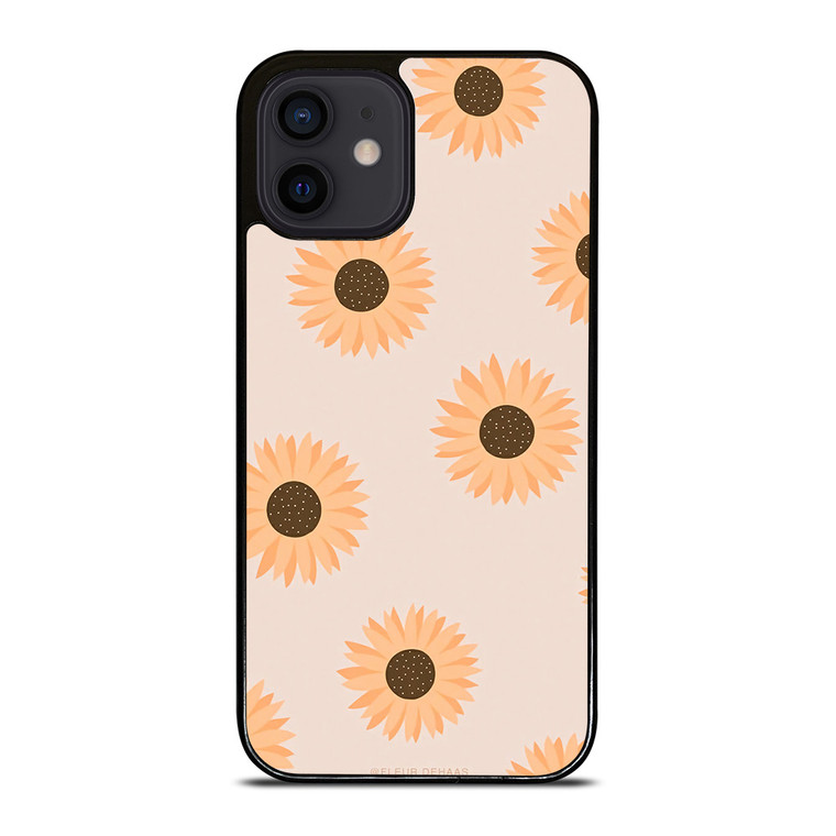 PASTEL SUNFLOWER PATTERN iPhone 12 Mini Case Cover