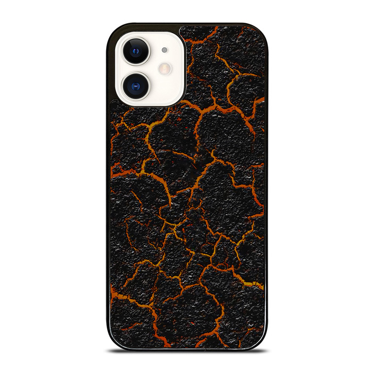 CRACKED LAVA TEXTURE iPhone 12 Case Cover