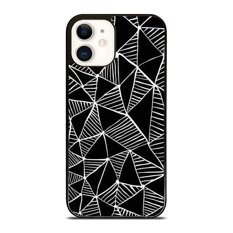 DARK TRIANGLE PATTERN iPhone 12 Case Cover