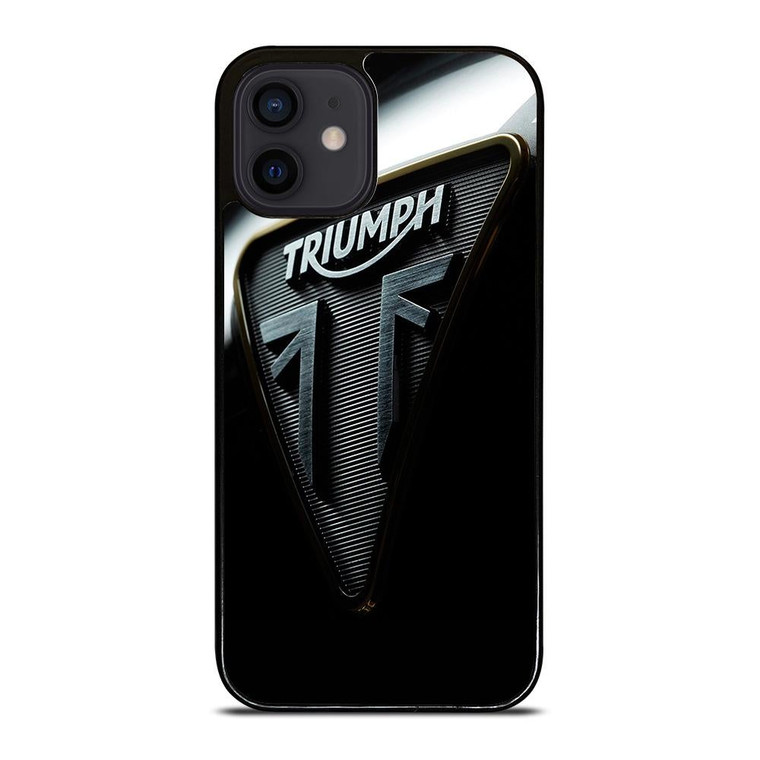 TRIUMPH MOTORCYCLE EMBLEM iPhone 12 Mini Case Cover
