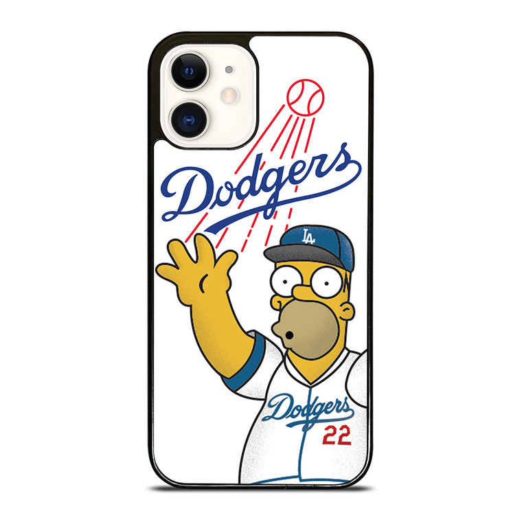 LOS ANGELES DODGERS THE SIMPSONS iPhone 12 Case Cover
