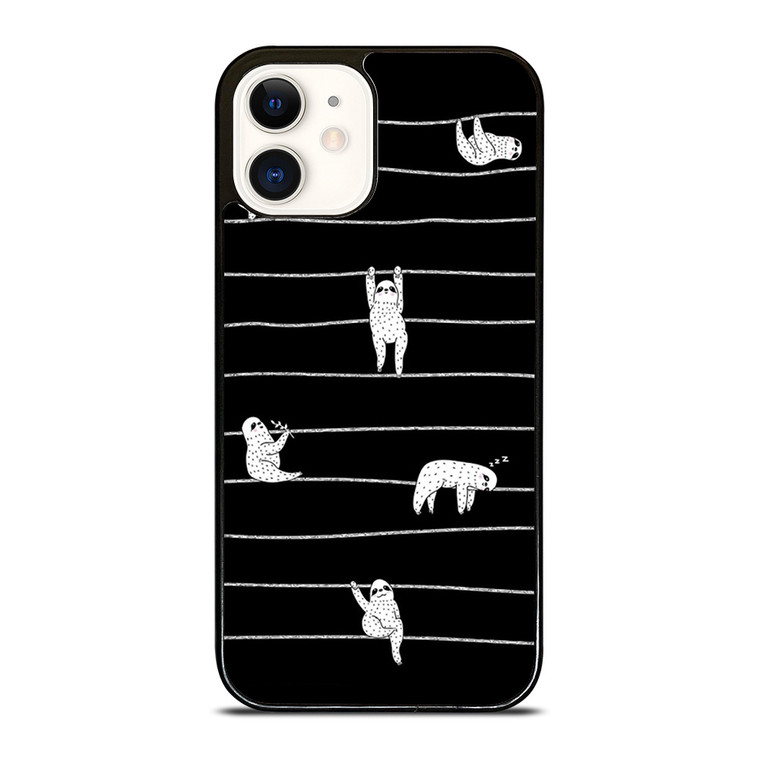 SLOTH KOALA STRIPE iPhone 12 Case Cover