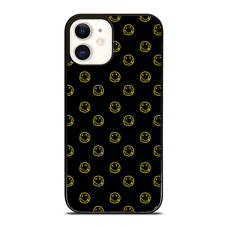 SMILEY FACE NIRVANA PATTERN iPhone 12 Case Cover