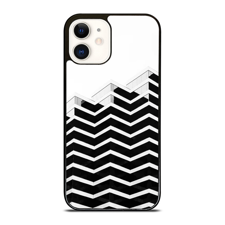 ZIG ZAG HALF PATTERN iPhone 12 Case Cover