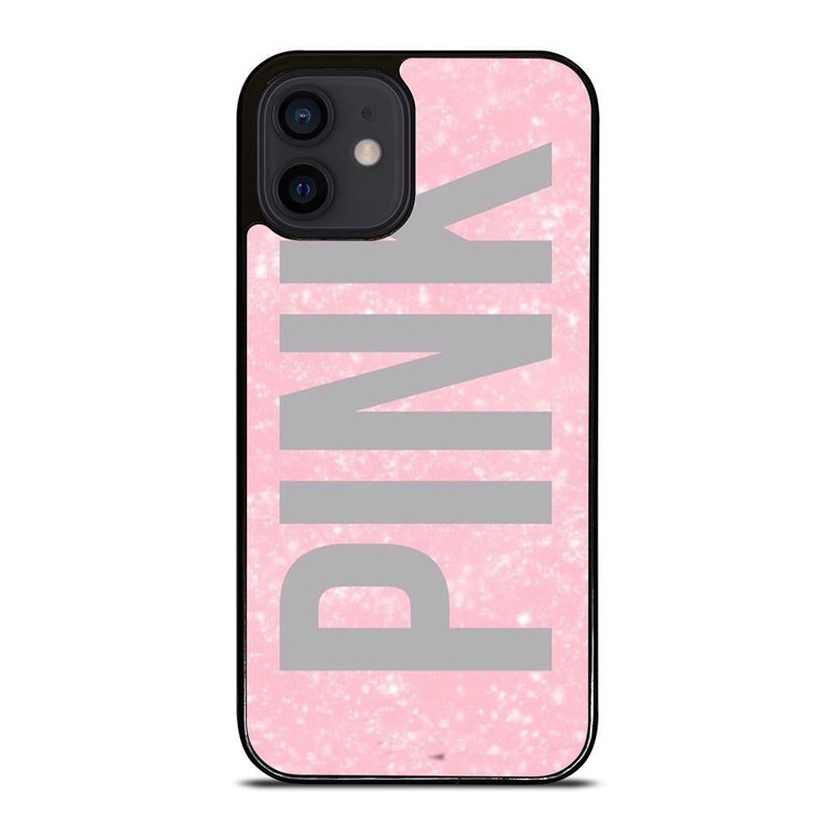 VICTORIA'S SECRET PINK SPARKLE LOGO iPhone 12 Mini Case Cover