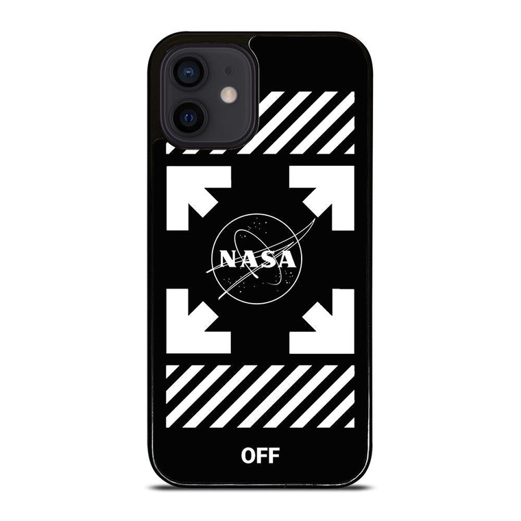 WHITE NASA OFF iPhone 12 Mini Case Cover