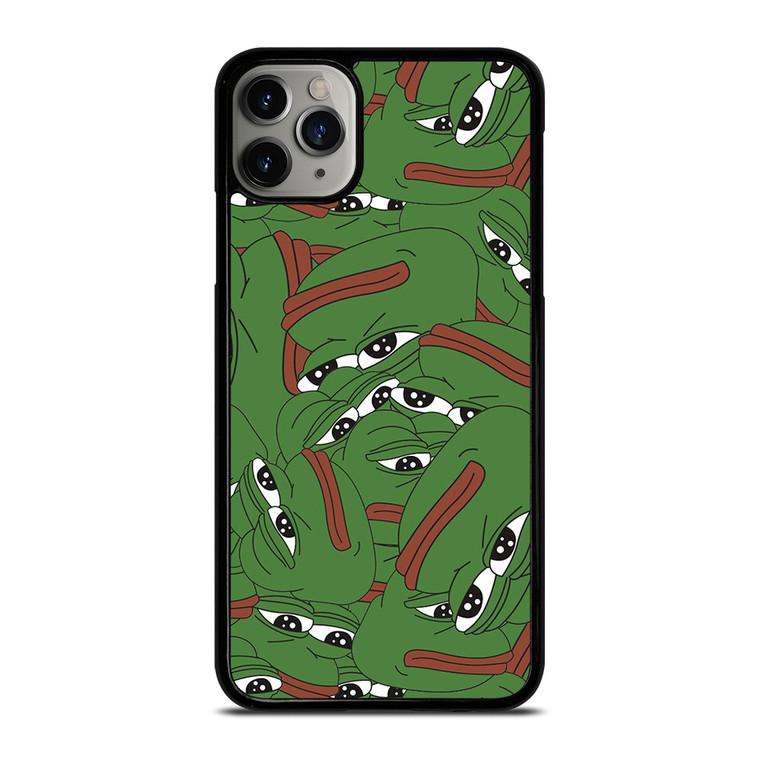 PEPE THE SMUG FROG COLLAGE iPhone 11 Pro Max Case Cover