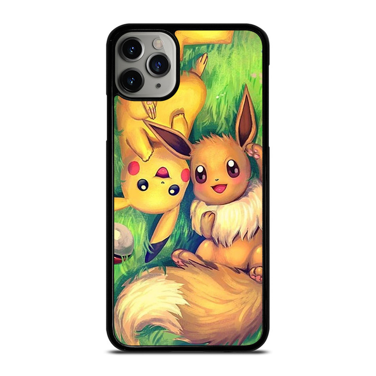 POKEMON EEVEE AND PIKACHU iPhone 11 Pro Max Case Cover