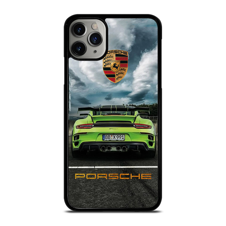 PORSCHE LOGO GREEN CAR iPhone 11 Pro Max Case Cover